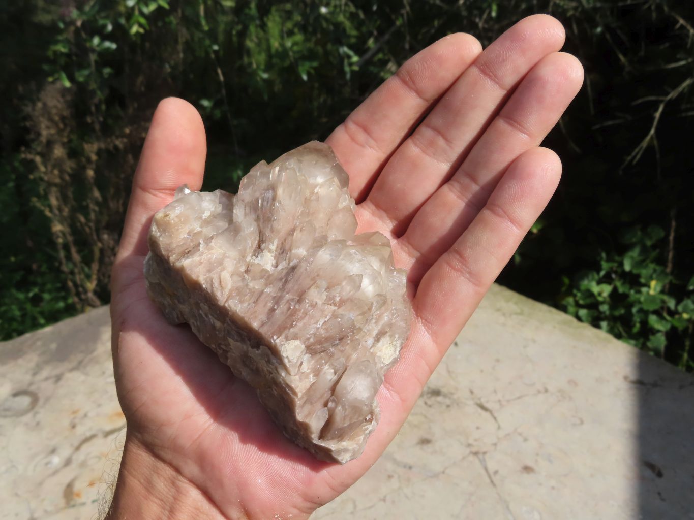 Natural Smokey Cascading Phantom Quartz Clusters x 6 From Luena, Congo - TopRock