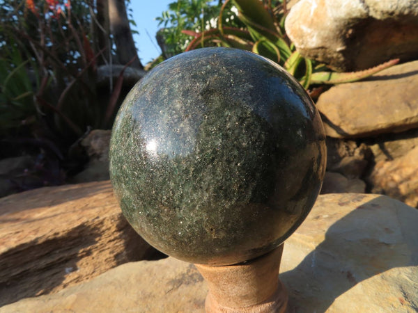 Polished Fuchsite Spheres x 2 From Madagascar - TopRock