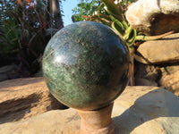 Polished Fuchsite Spheres x 2 From Madagascar - TopRock