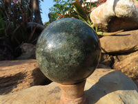 Polished Fuchsite Spheres x 2 From Madagascar - TopRock