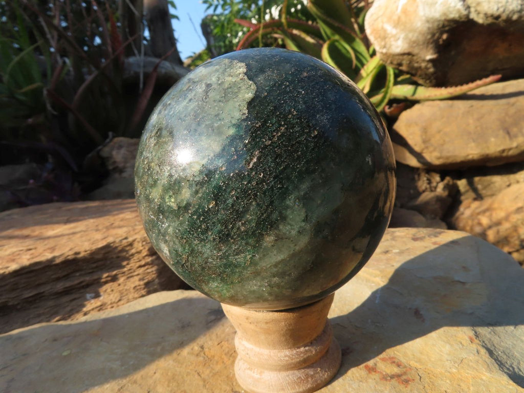 Polished Fuchsite Spheres x 2 From Madagascar - TopRock