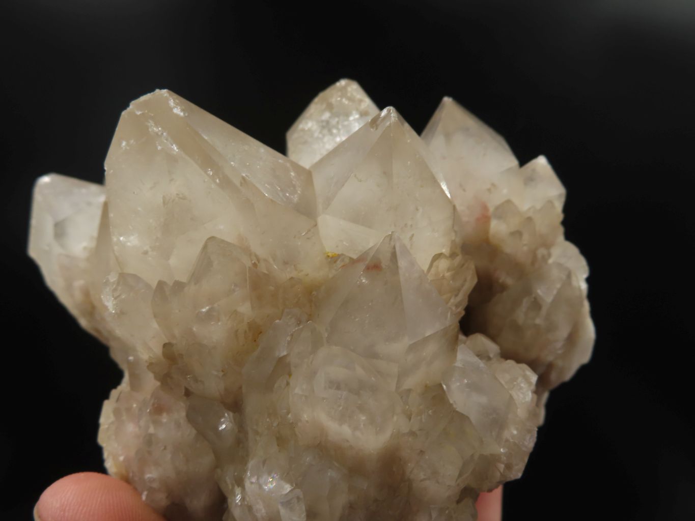 Natural Smokey Phantom Quartz Cluster x 1 From Lwena, Congo - TopRock