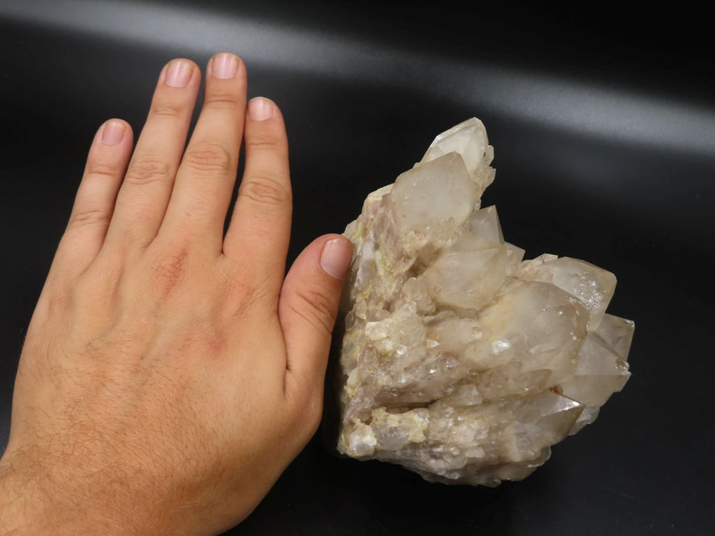 Natural Smokey Phantom Quartz Cluster x 1 From Lwena, Congo - TopRock