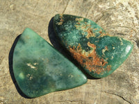 Polished Rare Expensive Mtorolite Emerald Green Free Forms x 12 From Zimbabwe - TopRock