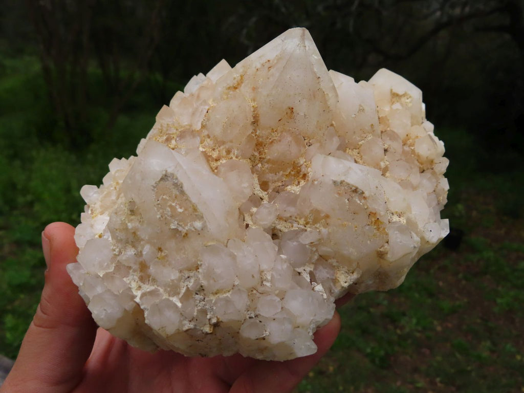 Natural Castle Quartz Clusters x 2 From Madagascar - TopRock