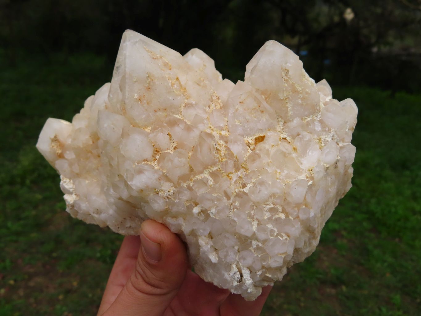 Natural Castle Quartz Clusters x 2 From Madagascar - TopRock