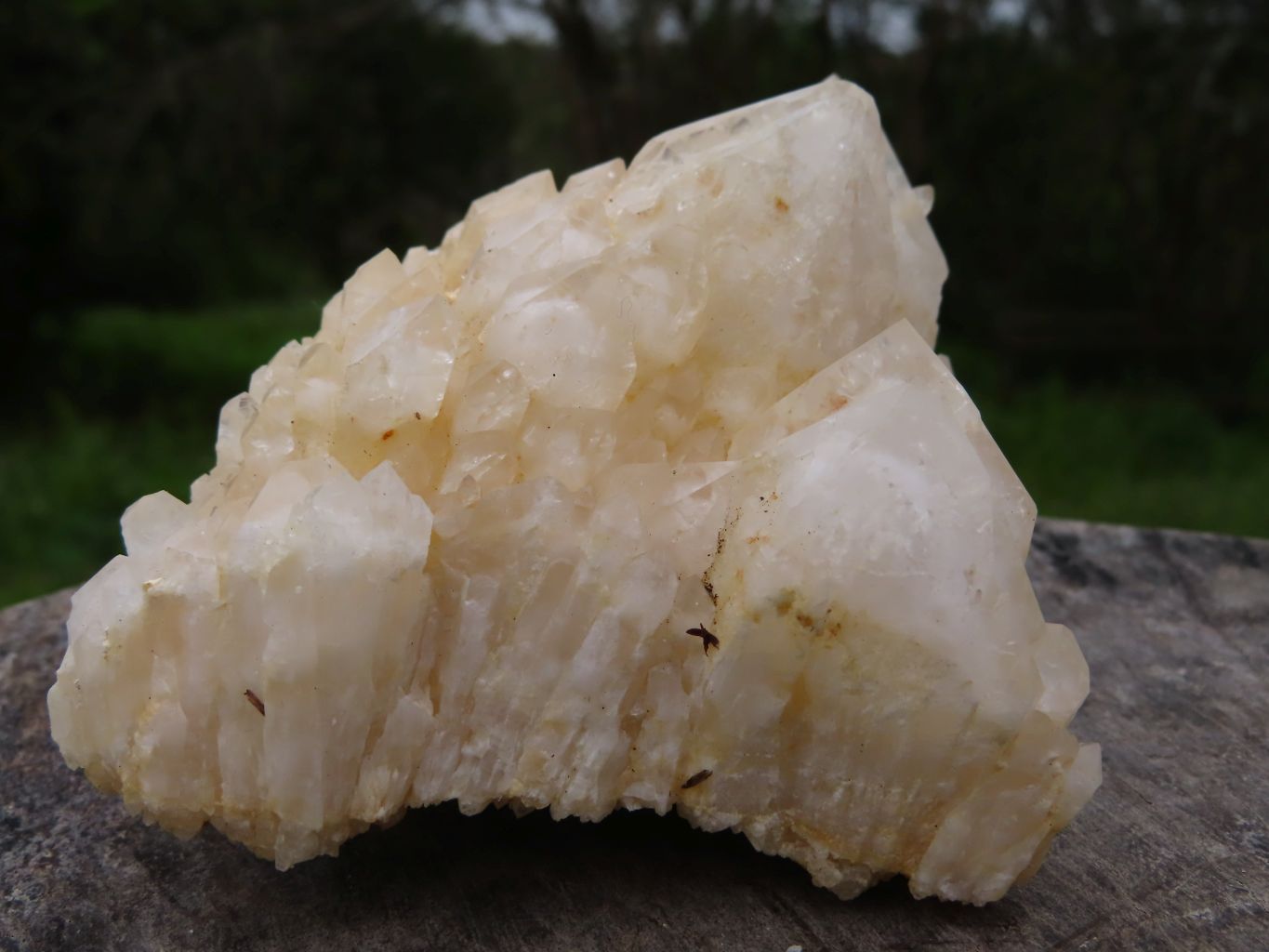 Natural Castle Quartz Clusters x 2 From Madagascar - TopRock