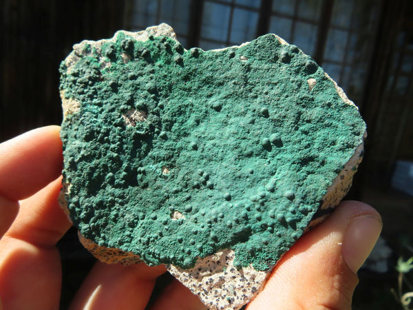 Natural Crystalline Malachite Specimens x 6 From Congo - TopRock