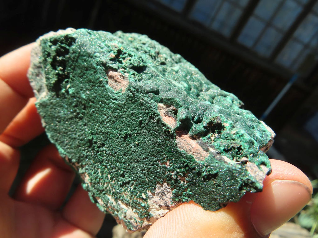 Natural Crystalline Malachite Specimens x 6 From Congo - TopRock