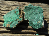 Natural Crystalline Malachite Specimens x 6 From Congo - TopRock