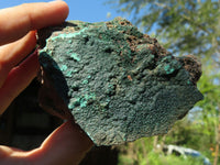 Natural Crystalline Malachite Specimens x 6 From Congo - TopRock
