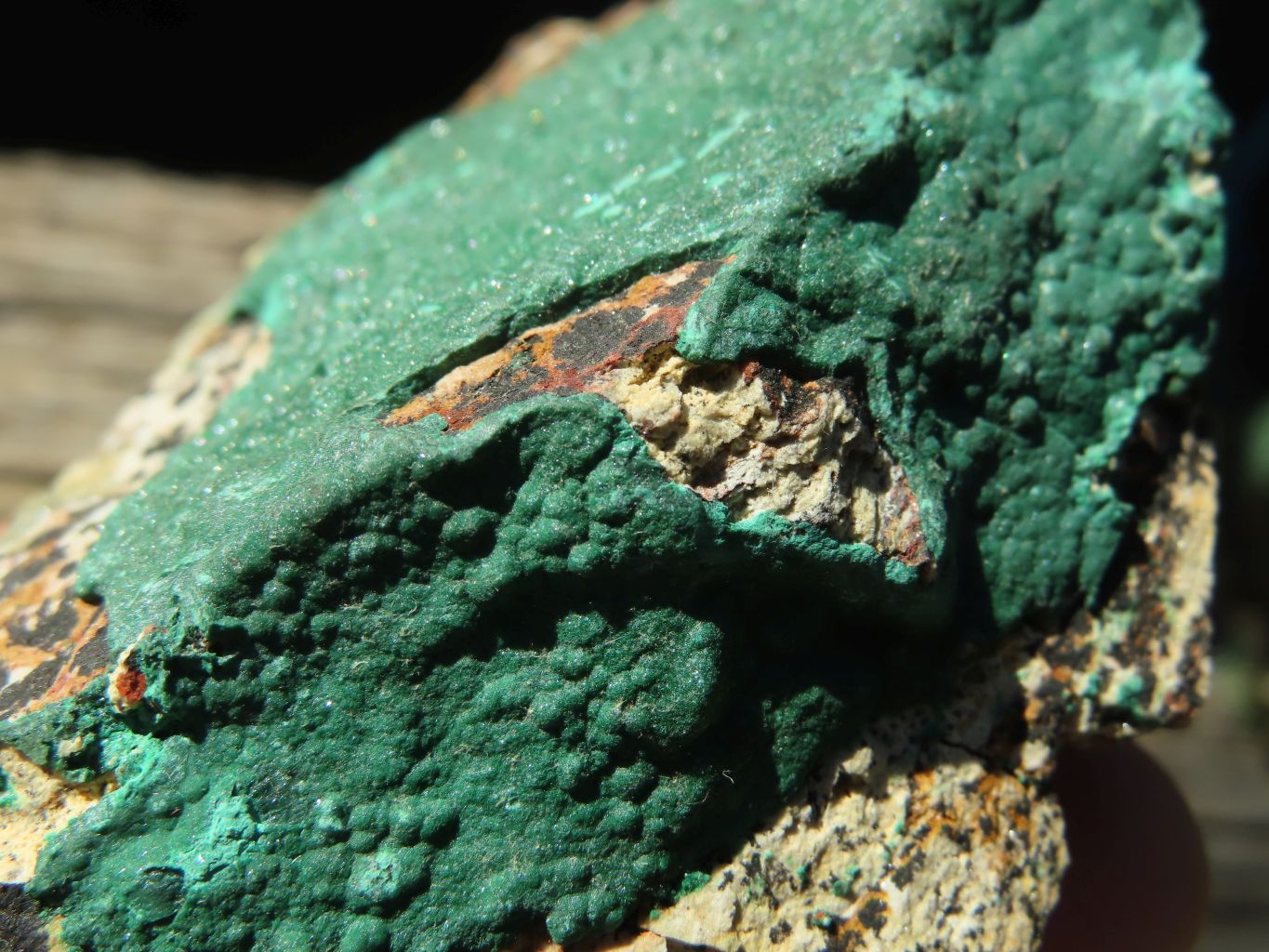 Natural Crystalline Malachite Specimens x 6 From Congo - TopRock