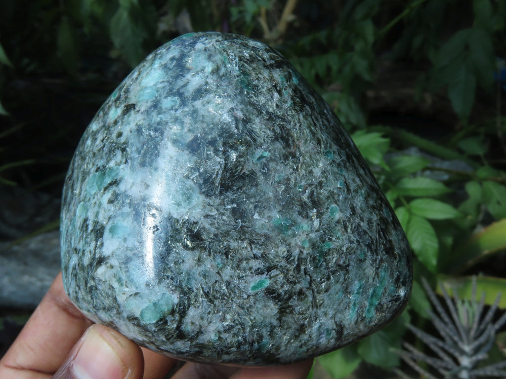 Polished Emeralds In Matrix Free Forms x 2 From Sandawana, Zimbabwe - TopRock