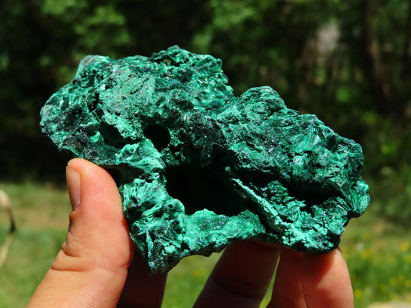 Natural Silky Malachite Specimens x 4 From Kasompe, Congo - TopRock