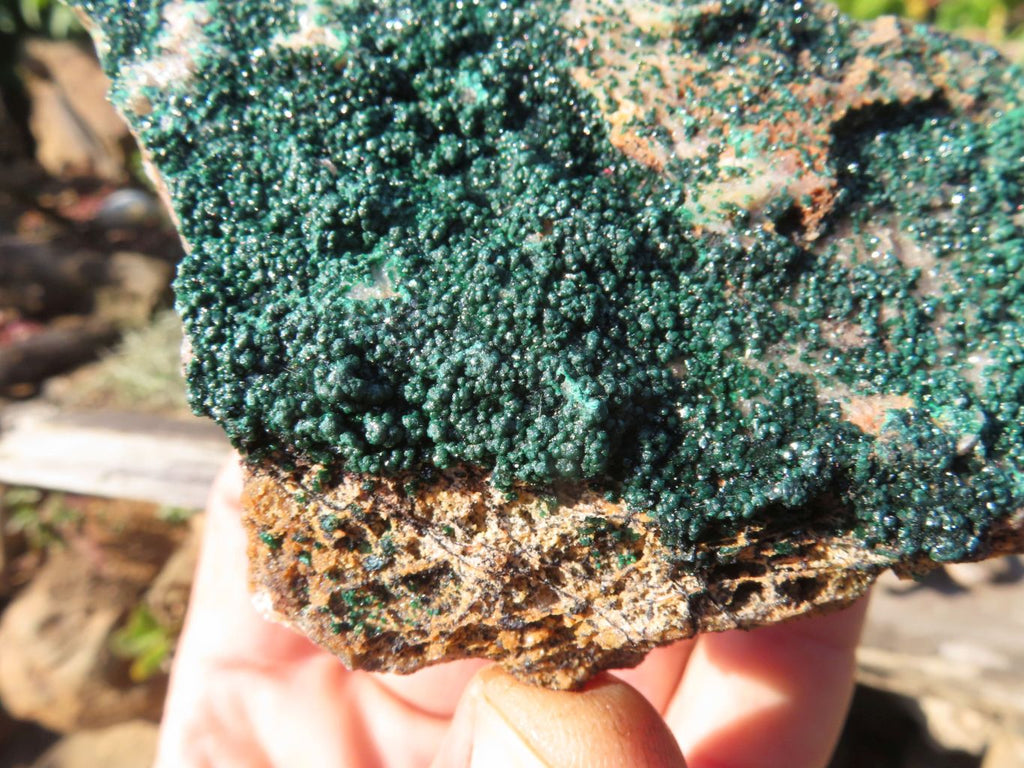 Natural Malachite Crystalline Specimens x 6 From Tenke Fungurume, Congo - TopRock