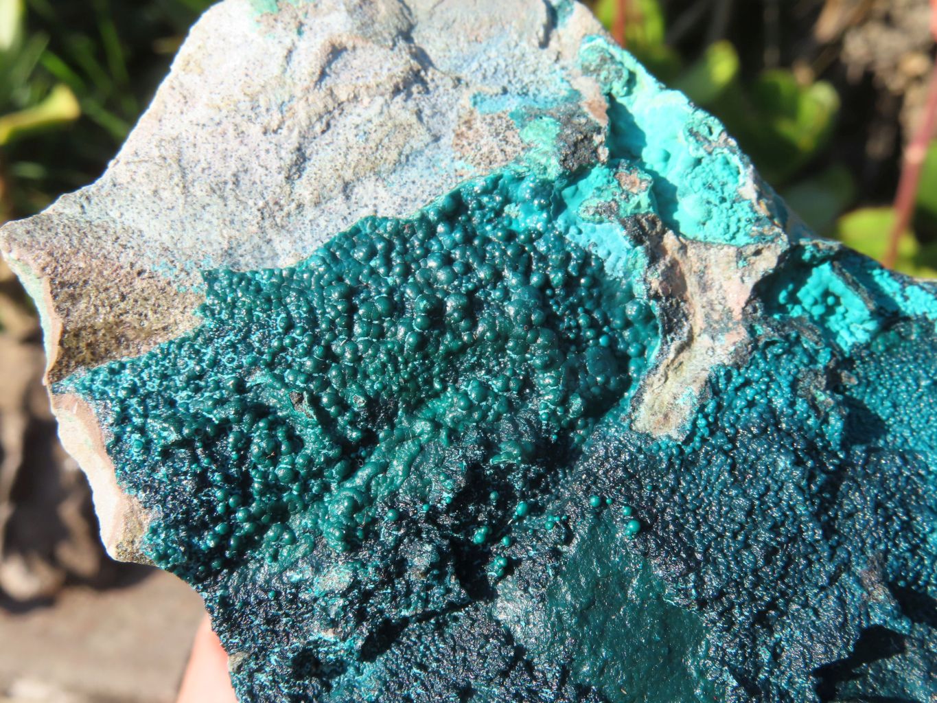 Natural Malachite Crystalline Specimens x 6 From Tenke Fungurume, Congo - TopRock