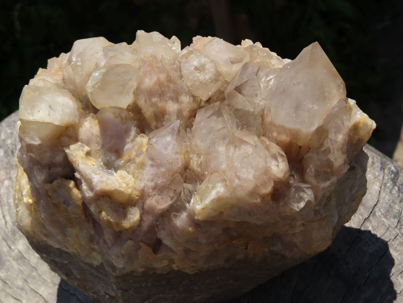 Natural Large Smokey Phantom Cluster x 1 From Lwena, Congo - TopRock
