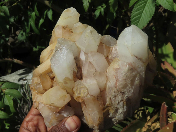 Natural Quartz Crystal Clusters x 3 From Madagascar - TopRock