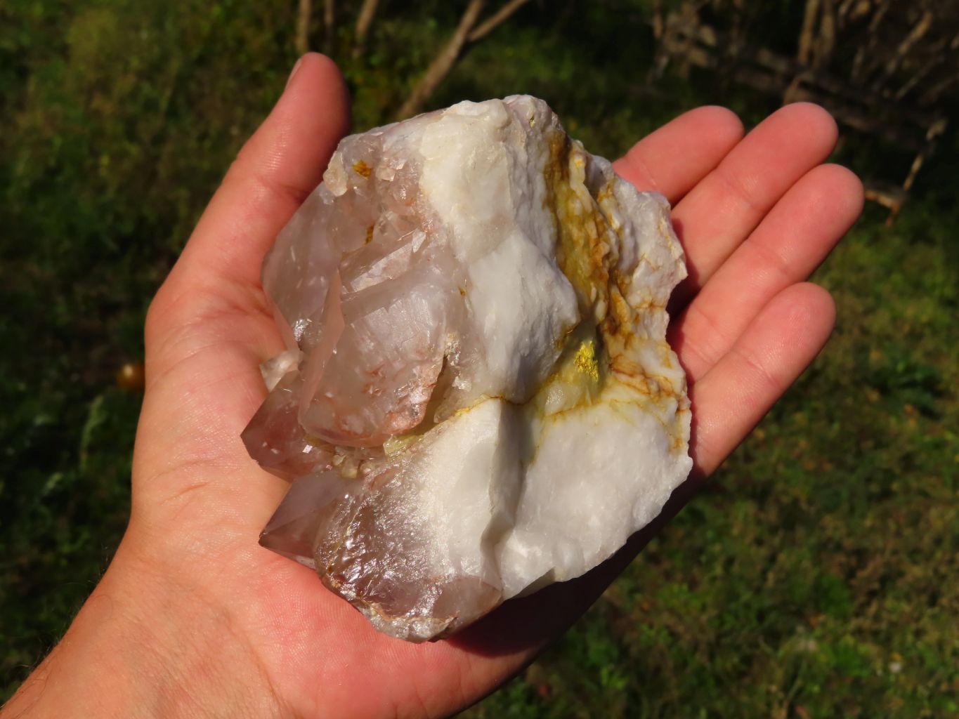 Natural Groovy Hematoid Quartz Crystal Formation x 4 From Karoi, Zimbabwe - TopRock
