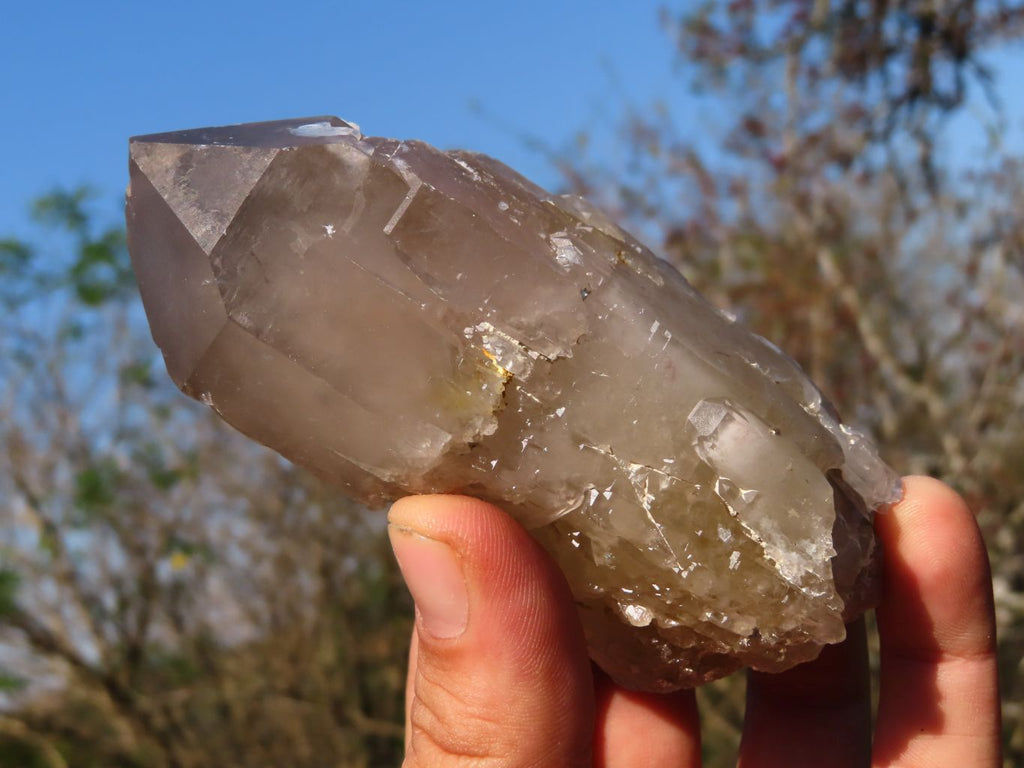Natural Groovy Hematoid Quartz Crystal Formation x 4 From Karoi, Zimbabwe - TopRock
