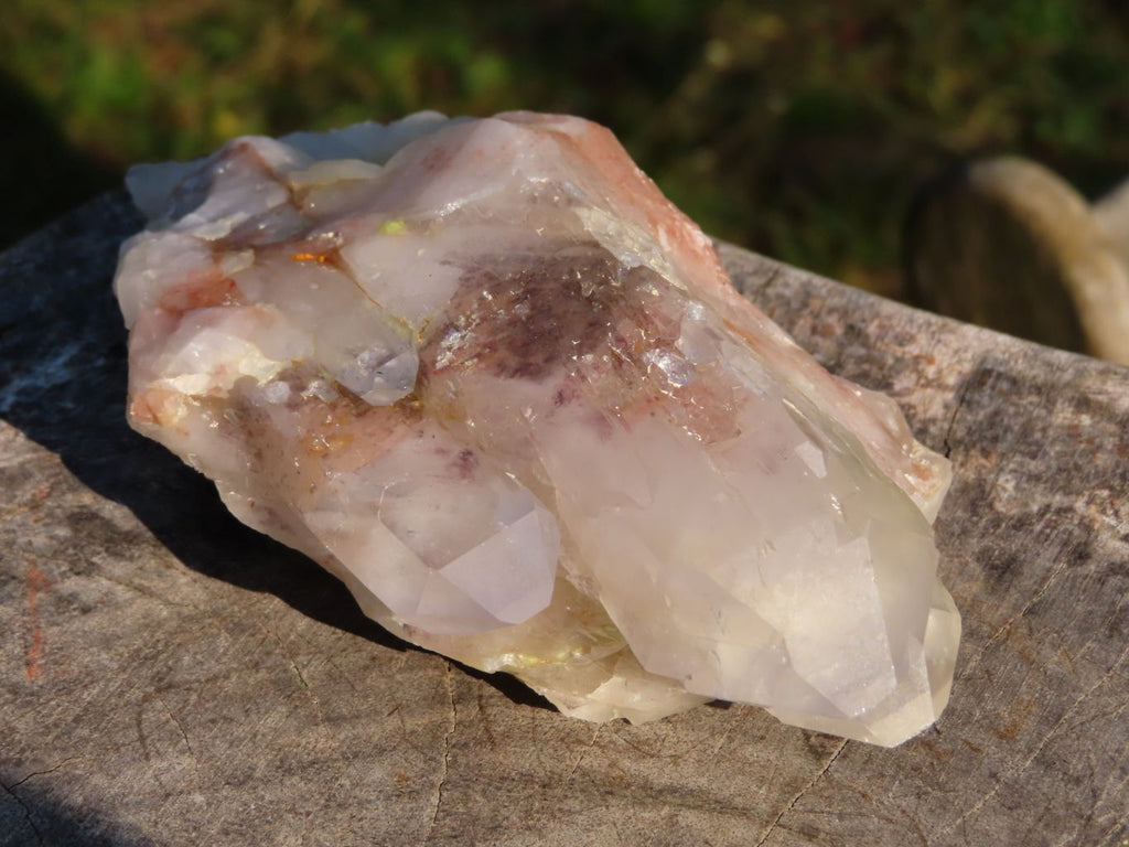 Natural Groovy Hematoid Quartz Crystal Formation x 4 From Karoi, Zimbabwe - TopRock