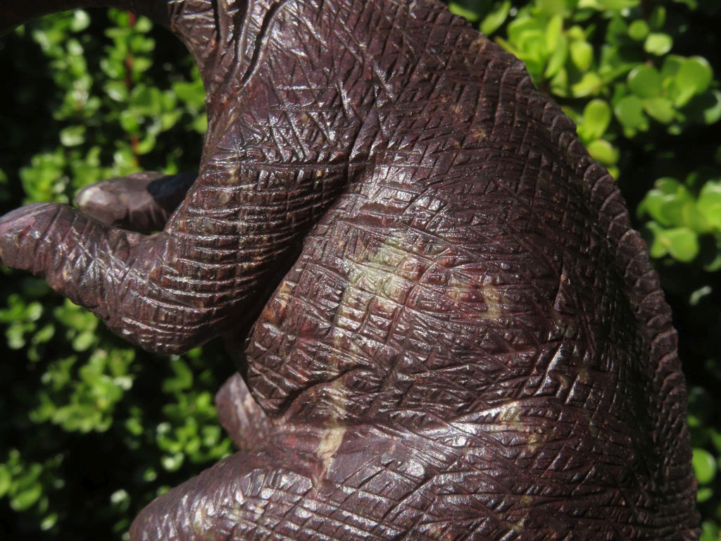 Polished Extra Large Soapstone Dinosaur Carving x 1 From Zimbabwe - TopRock