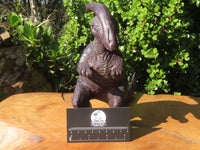 Polished Extra Large Soapstone Dinosaur Carving x 1 From Zimbabwe - TopRock