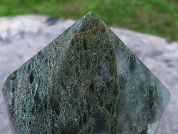 Polished Green Fuchsite Quartz Crystal Point x 1 From Madagascar - TopRock