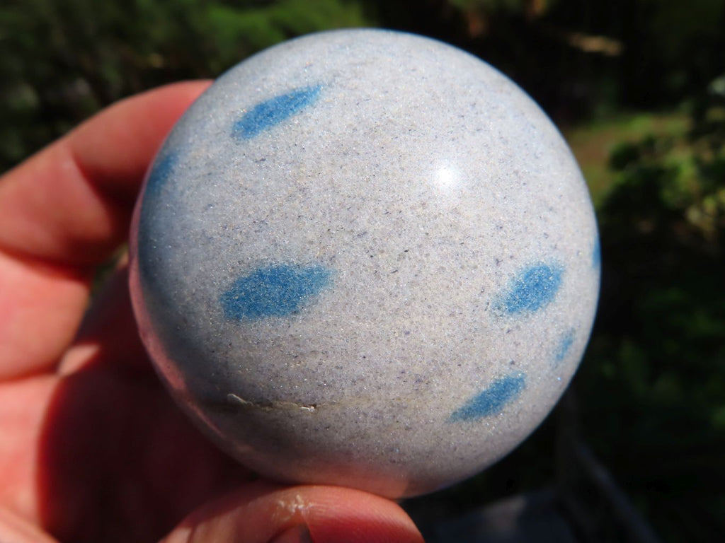 Polished Blue Spotted Spinel Spheres x 6 From Madagascar - TopRock