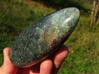 Polished Green Fuchsite Crystal Points & Standing Free Forms x 4 From Madagascar - TopRock