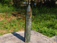 Polished Green Fuchsite Crystal Points & Standing Free Forms x 4 From Madagascar - TopRock