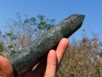 Polished Green Fuchsite Crystal Points & Standing Free Forms x 4 From Madagascar - TopRock