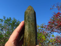 Polished Banded Green Fuchsite Crystal Points x 3 From Madagascar - TopRock