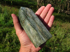 Polished Banded Green Fuchsite Crystal Points x 3 From Madagascar - TopRock