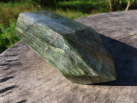 Polished Banded Green Fuchsite Crystal Points x 3 From Madagascar - TopRock
