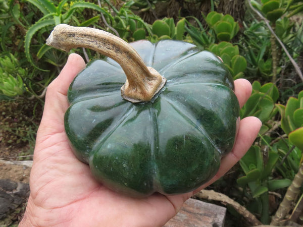 Polished Verdite Pumpkin Carving x 1 From Zimbabwe - TopRock
