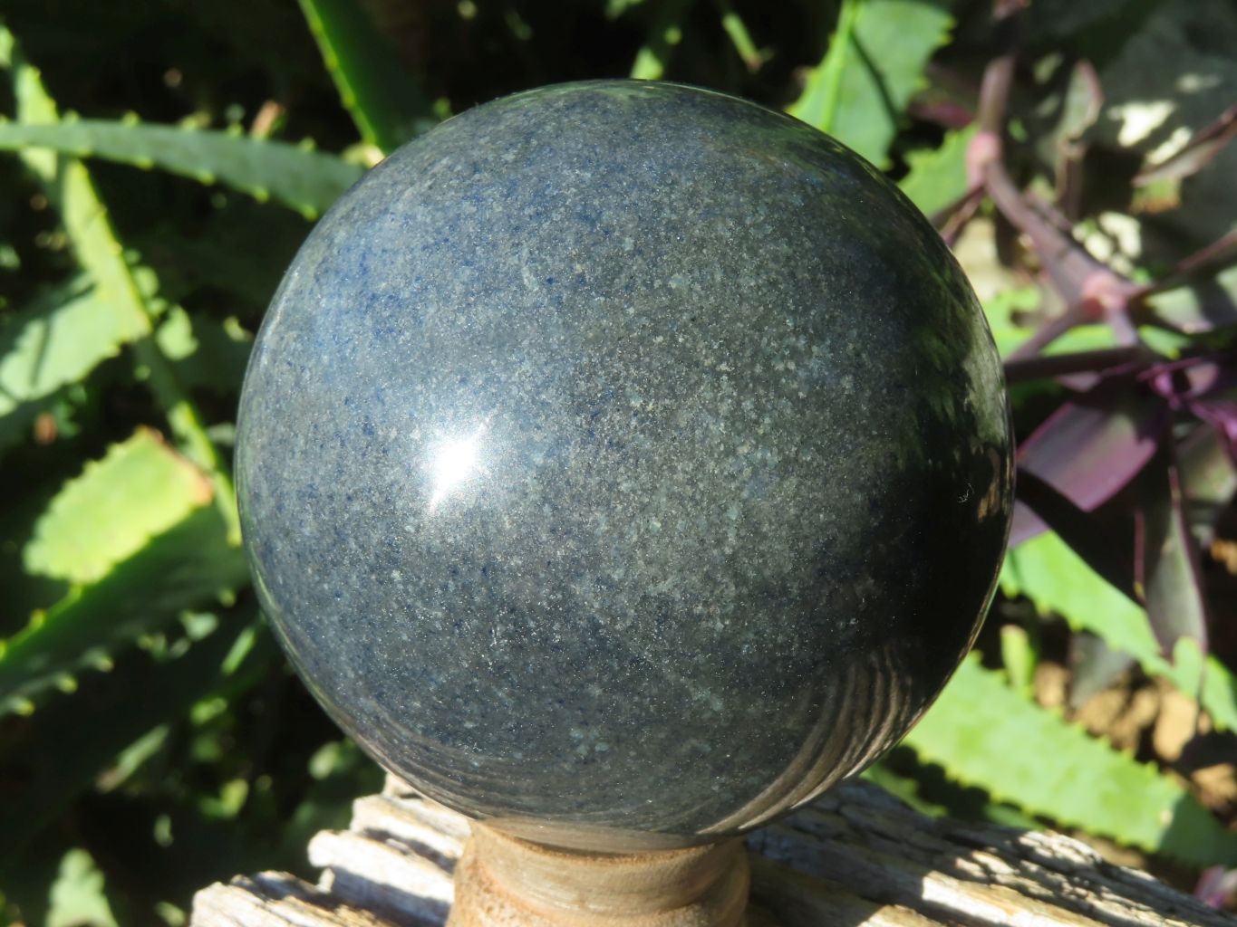 Polished Lazulite Spheres x 2 From Ambatfinhandrana, Madagascar - TopRock