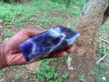 Polished Gemmy Chevron Amethyst Quartz Crystal Points x 2 From Kolomo, Zambia - TopRock