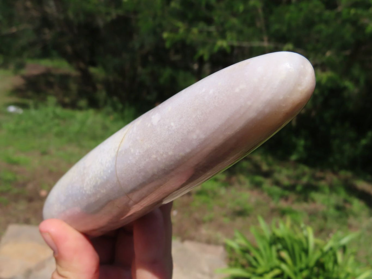 Polished Mixed Massage Wands x 2 Aragonite & x 1 Fixed Not A Grade Ocean Jasper x 3 From Madagascar - TopRock