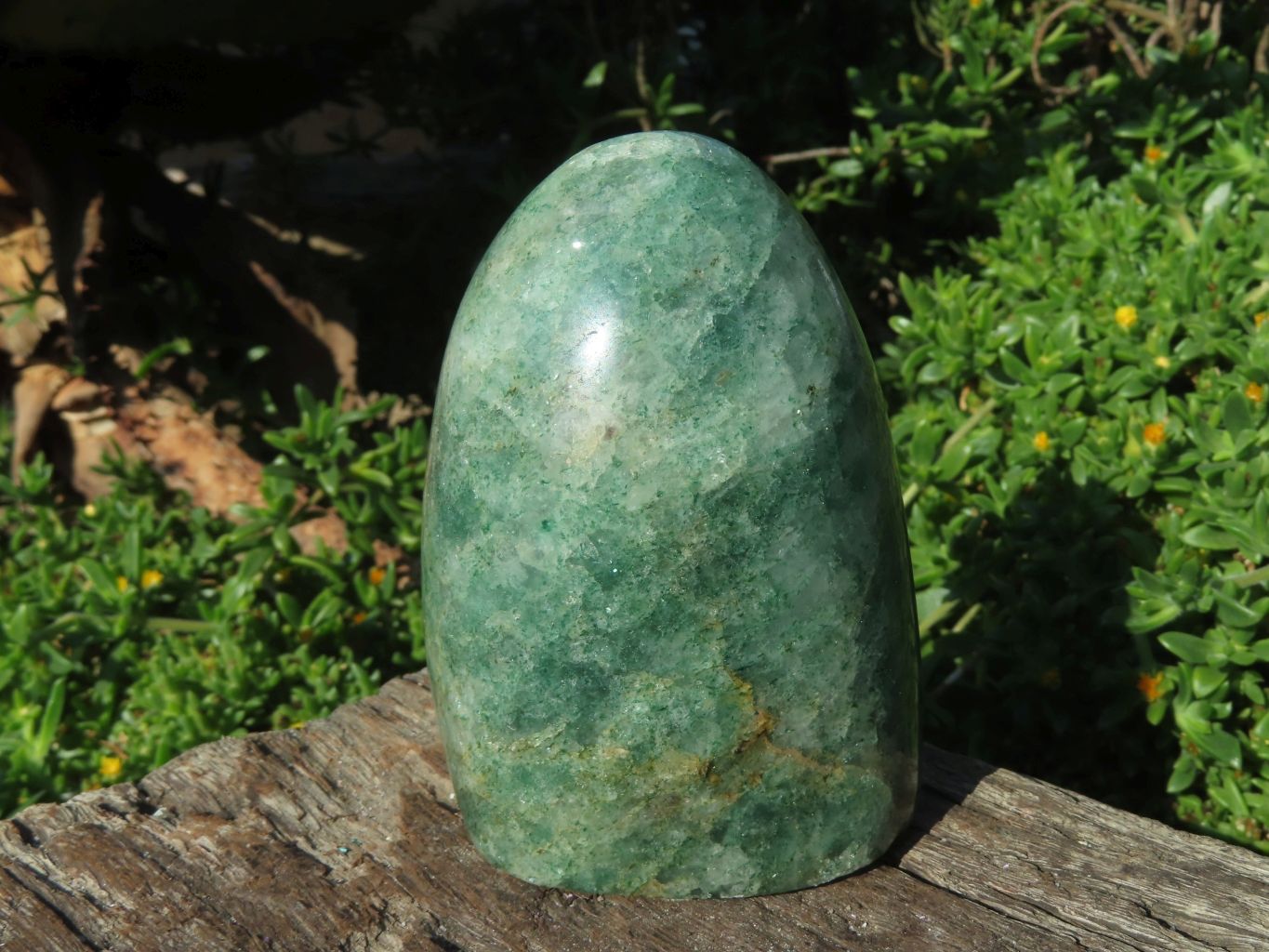 Polished Green Fuchsite Standing Free Forms x 3 From Madagascar - TopRock