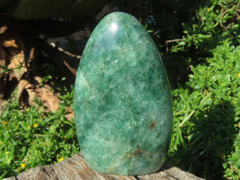 Polished Green Fuchsite Standing Free Forms x 3 From Madagascar - TopRock