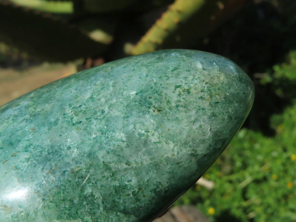 Polished Green Fuchsite Standing Free Forms x 3 From Madagascar - TopRock