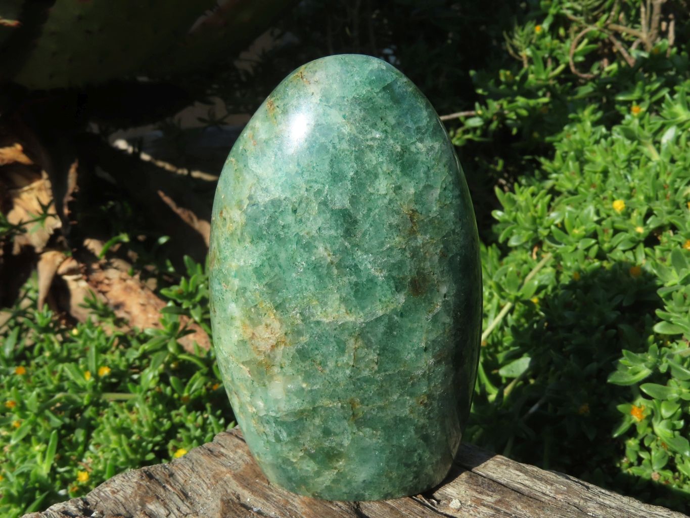 Polished Green Fuchsite Standing Free Forms x 3 From Madagascar - TopRock