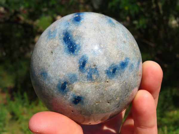 Polished Blue Spotted Spinel Spheres x 3 From Madagascar - TopRock
