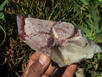 Natural Red Hematoid Quartz Clusters x 3 From Zimbabwe - TopRock