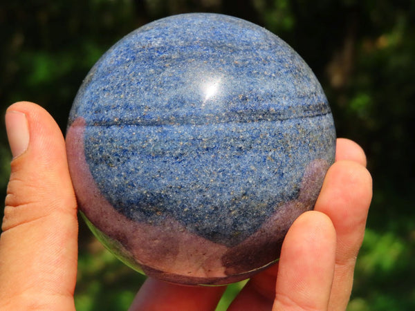 Polished Lazulite Spheres x 2 From Madagascar - TopRock