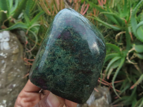Polished Rare Limited Cupro Zoisite Standing Free Forms x 4 From Zimbabwe - TopRock