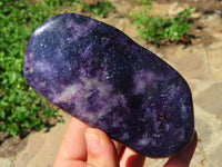 Polished Lepidolite Free Forms x 3 From Zimbabwe - TopRock