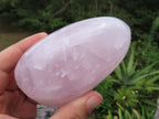 Polished Beautiful Rose Quartz Gemmy Standing Free Forms x 3 From Ambatondrazaka, Madagascar - TopRock