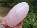 Polished Beautiful Rose Quartz Gemmy Standing Free Forms x 3 From Ambatondrazaka, Madagascar - TopRock